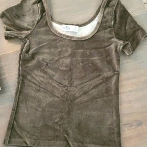 Hollister X-Small Velvet Top